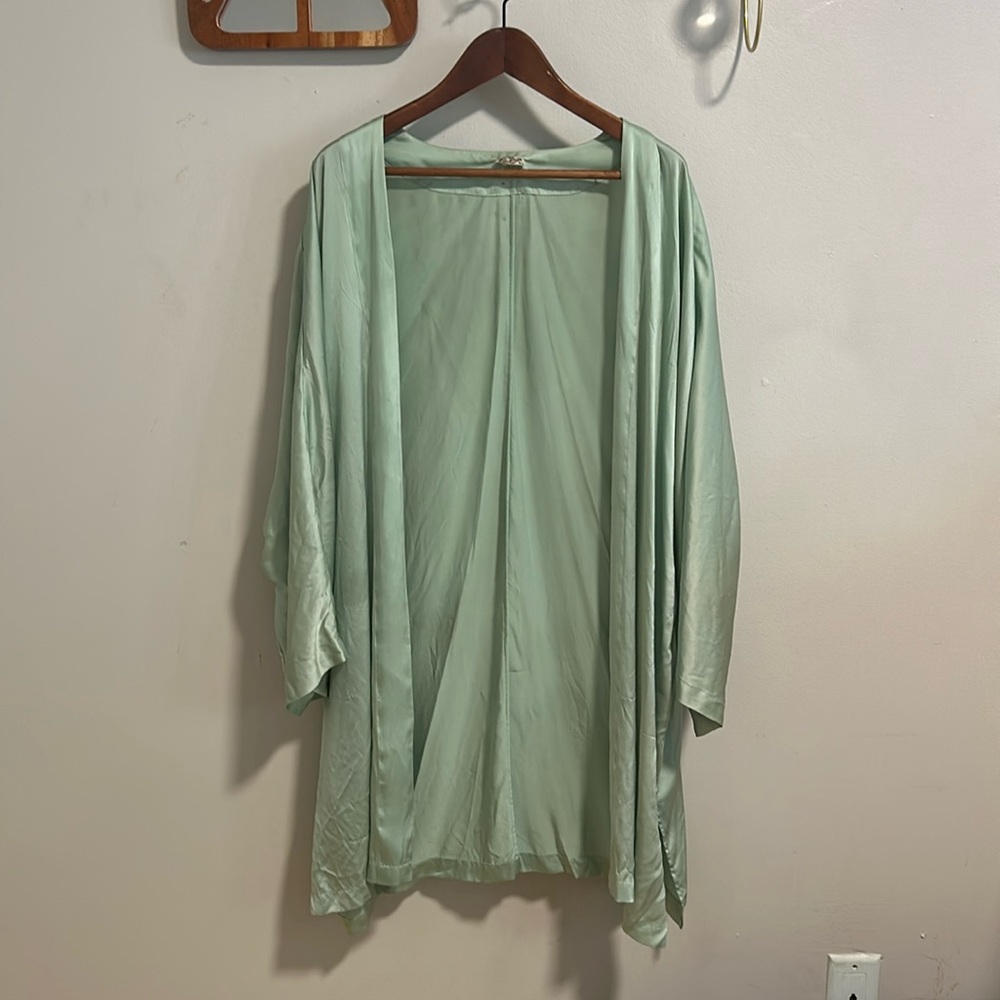 Free People silk robe